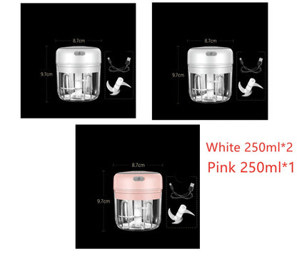 Compact Rechargeable Electric Mini Food Chopper for Effortless Meal Prep