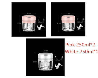 Compact Rechargeable Electric Mini Food Chopper for Effortless Meal Prep