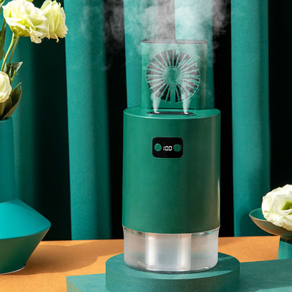 Eco-Friendly Dark Green Humidifier for Enhanced Air Quality