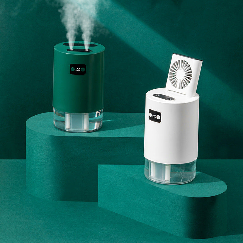 Eco-Friendly Dark Green Humidifier for Enhanced Air Quality