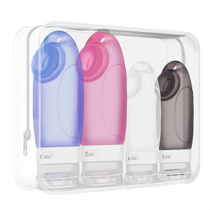 Eco-Friendly Reusable Travel Toiletry Bottles - Silicone, Compact, Sustainable