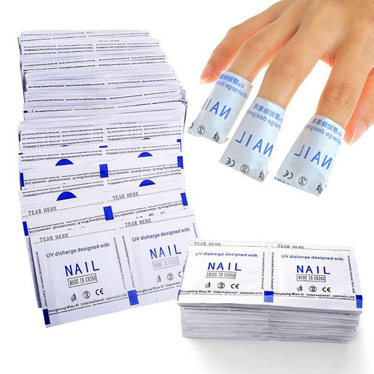 Eco-Friendly Nail Polish Remover Pads in Biodegradable Packaging