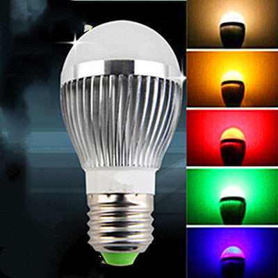 Energy-Efficient Multi-Color LED Light Bulb