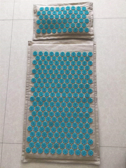 Eco-Friendly Acupressure Mat and Pillow Set for Wellness