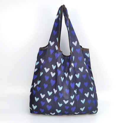 Eco-Friendly Reusable Shopping Bag - Multicolored Floral Pattern