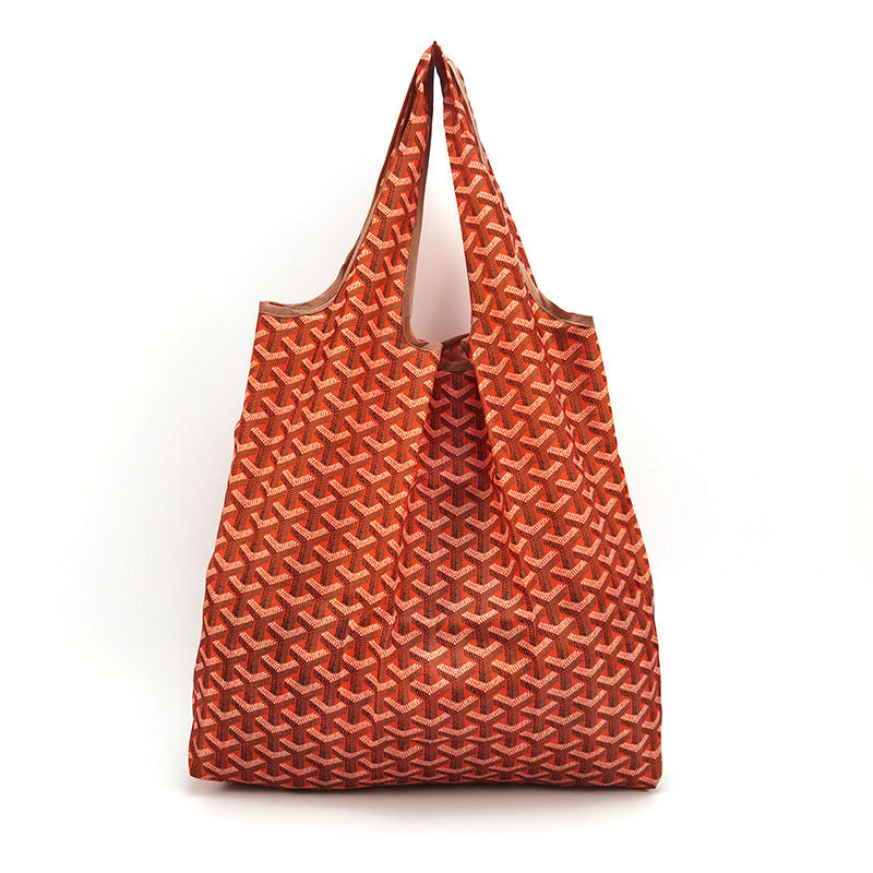 Eco-Friendly Reusable Shopping Bag - Multicolored Floral Pattern