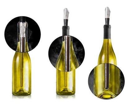 Wine Chiller Stick with Pour Spout - Eco-Friendly Wine Accessory