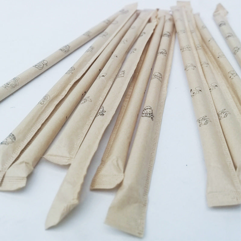 Eco-Friendly Reusable Silicone Straws - White & Yellow