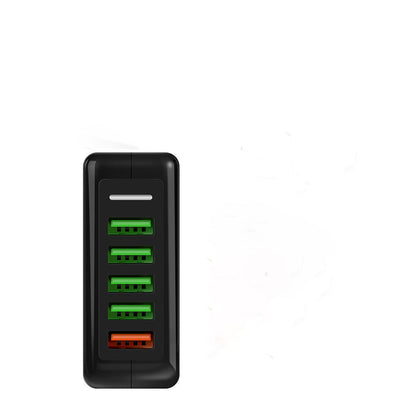 Energy-Efficient Multi-Port USB Wall Charger with LED Indicators