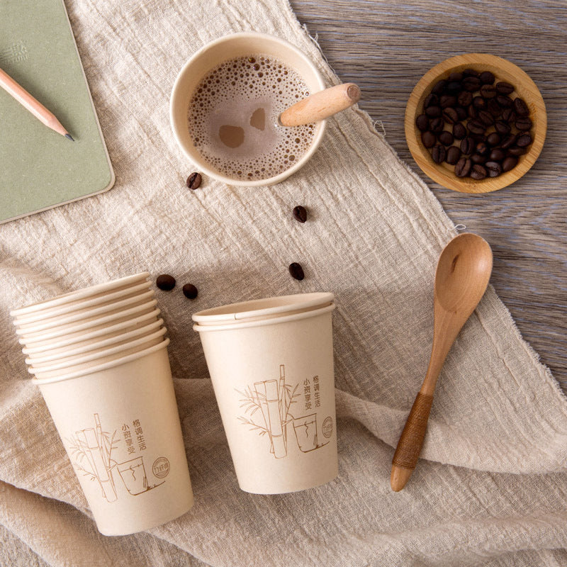 Eco-Friendly Reusable Bamboo Cup with Lid and Straw - Sustainable Drinkware