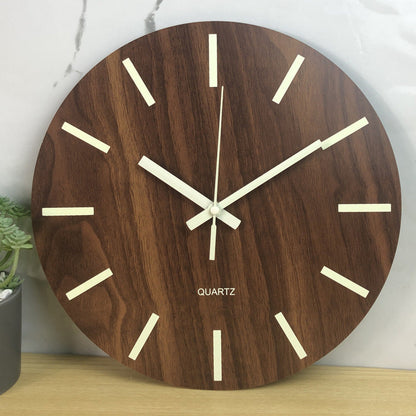 Eco-Friendly Wooden Analog Wall Clock - Sustainable Home Décor