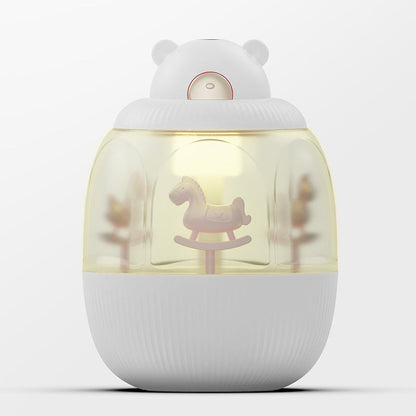 Eco-Friendly Aromatherapy Humidifier - Water-Saving, Portable, Dark Green