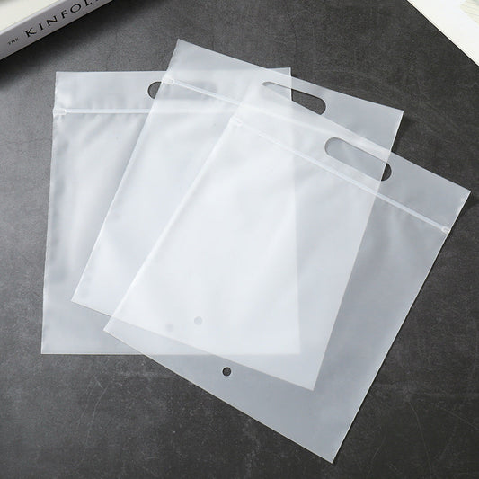 Eco-Friendly Reusable Storage Bags with Handle Cutout