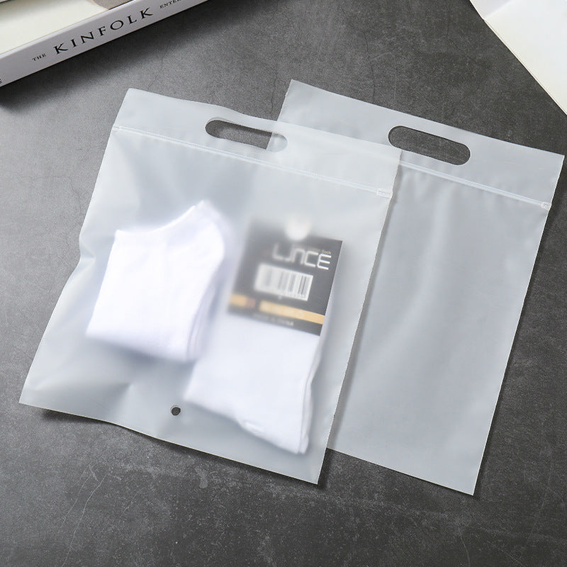 Eco-Friendly Reusable Storage Bags with Handle Cutout - Medium Size