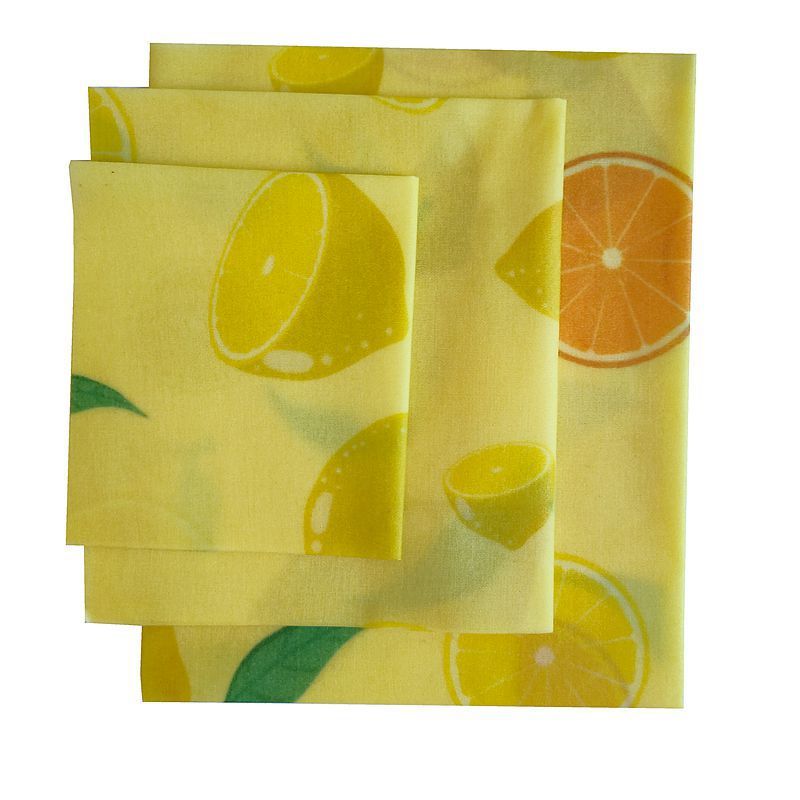 Eco-Friendly Banana Print Beeswax Food Wrap