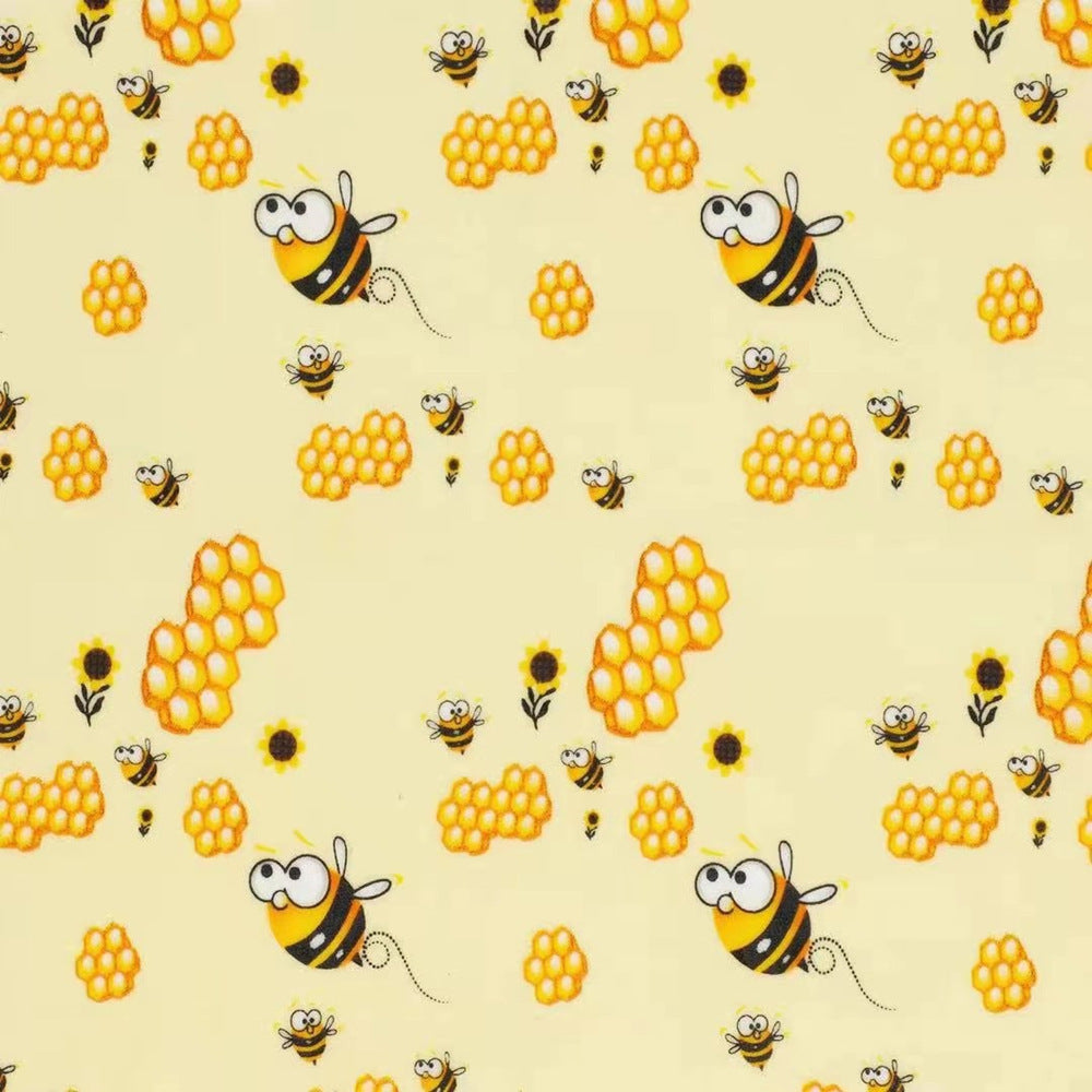 Eco-Friendly Banana Print Beeswax Food Wrap