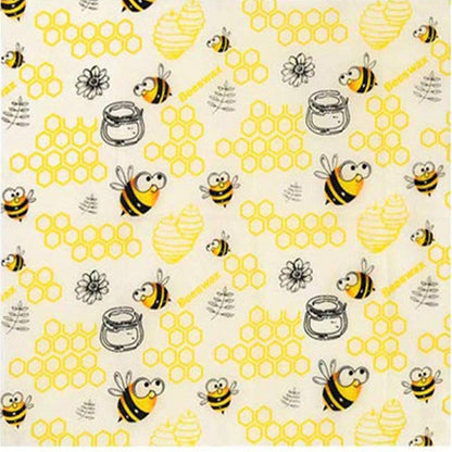 Eco-Friendly Banana Print Beeswax Food Wrap