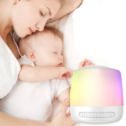 Portable Bluetooth Speaker with LED Light - Eco-Friendly & Multi-Functional