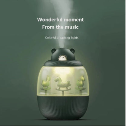 Eco-Friendly Aromatherapy Humidifier in Dark Green