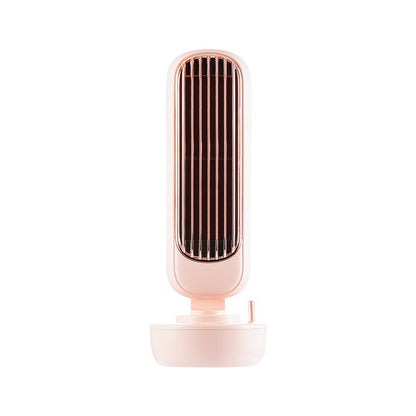Compact Energy-Efficient Tabletop Fan - Green, White, Pink
