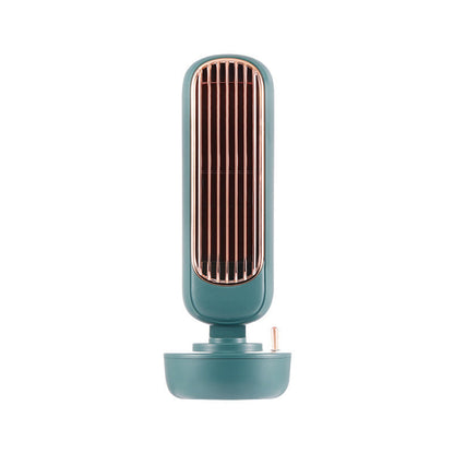 Compact Energy-Efficient Tabletop Fan - Green, White, Pink