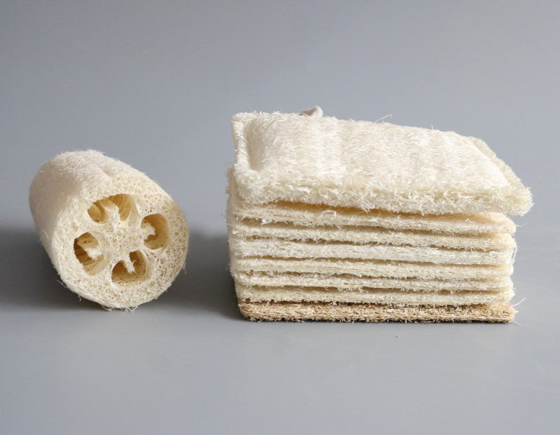 Natural Loofah Sponge - Eco-Friendly Exfoliating Bath Accessory
