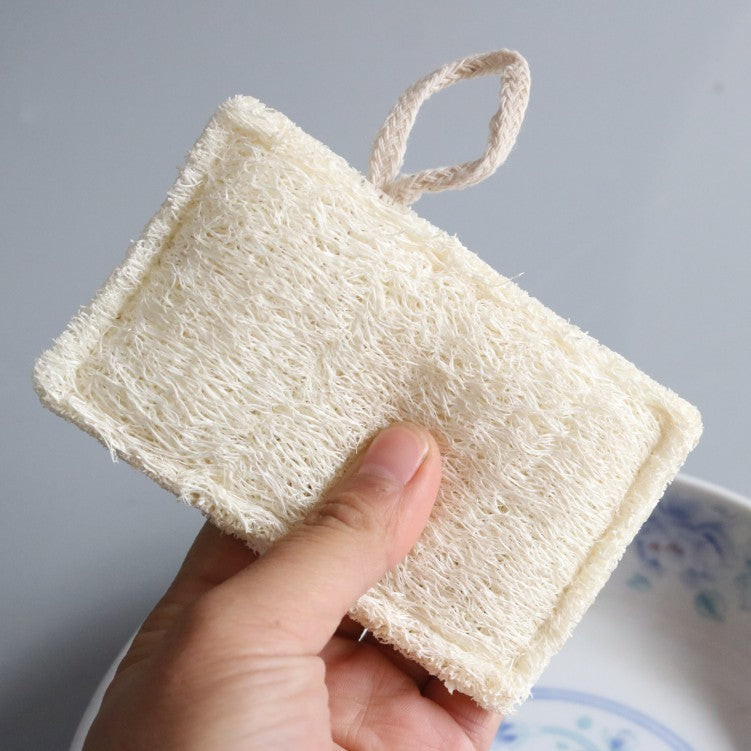 Natural Loofah Sponge - Eco-Friendly Exfoliating Bath Accessory