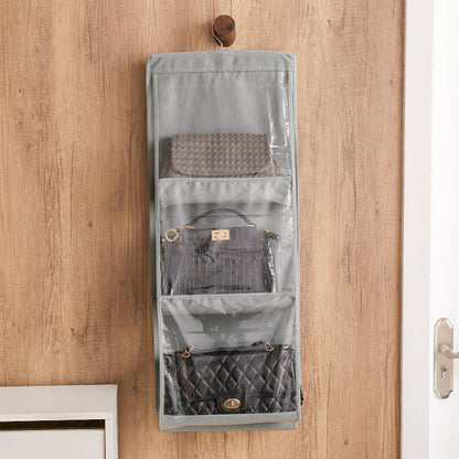 Eco-Friendly Hanging Handbag Organizer - Maximize Closet Space & Protect Your Bags