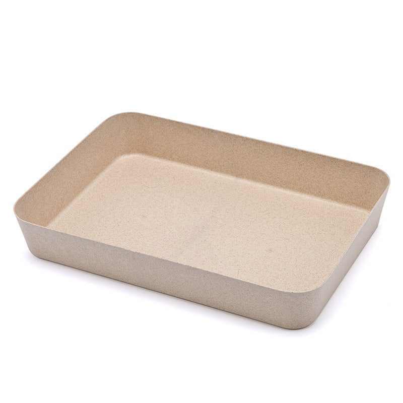 Eco-Friendly Rectangular Bamboo Tray for Sustainable Living