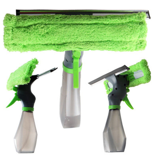 Eco-Friendly Window Cleaning Tool with Reusable Microfiber Pad