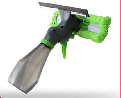 Eco-Friendly Window Cleaning Tool with Reusable Microfiber Pad