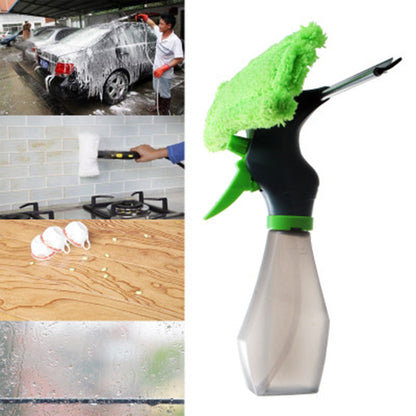 Eco-Friendly Window Cleaning Tool with Reusable Microfiber Pad