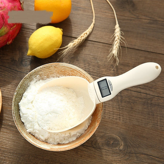 Cream Digital Measuring Spoon with Handle