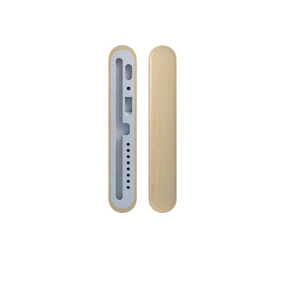 Eco-Friendly Wooden Toothbrush Set with Silicone Covers and Replaceable Heads