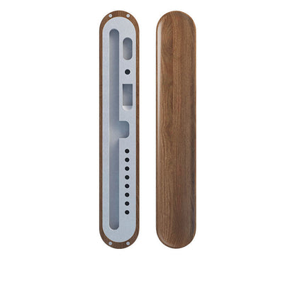 Eco-Friendly Wooden Toothbrush Set with Silicone Covers and Replaceable Heads