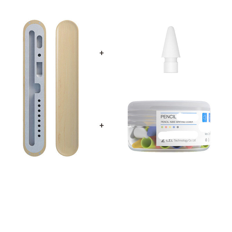 Eco-Friendly Wooden Toothbrush Set with Silicone Covers and Replaceable Heads