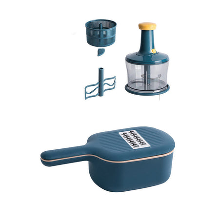 Multi-Functional Vegetable Slicer & Grater Set - Space-Saving Kitchen Tool