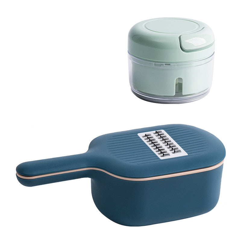 Multi-Functional Vegetable Slicer & Grater Set - Space-Saving Kitchen Tool