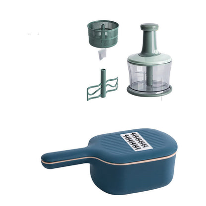 Multi-Functional Vegetable Slicer & Grater Set - Space-Saving Kitchen Tool