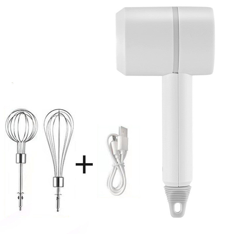 Wireless Handheld Food Mixer - Light Green, Rechargeable, Eco-Friendly
