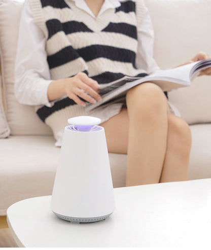 Eco-Friendly Conical Air Humidifier with Aromatherapy and Water-Saving Technology