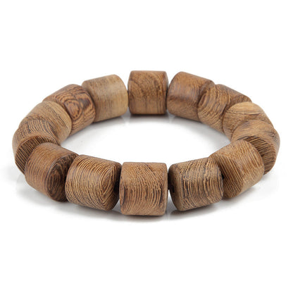 Eco-Friendly Wooden Bead Bracelet - Sustainable Style