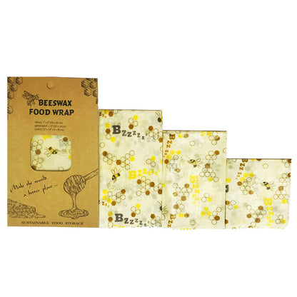 Eco-Friendly Beeswax Food Wraps - Sustainable & Reusable