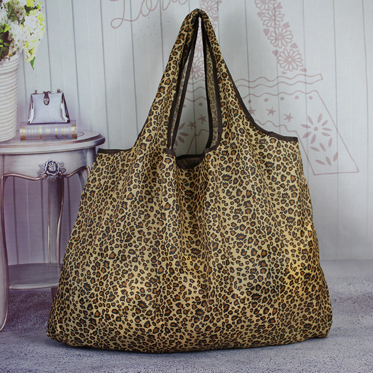 Eco-Friendly Reusable Shopping Bag with Colorful Animal Patterns