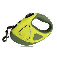 Retractable Dog Leash with Built-in Flashlight for Safe Night Walks