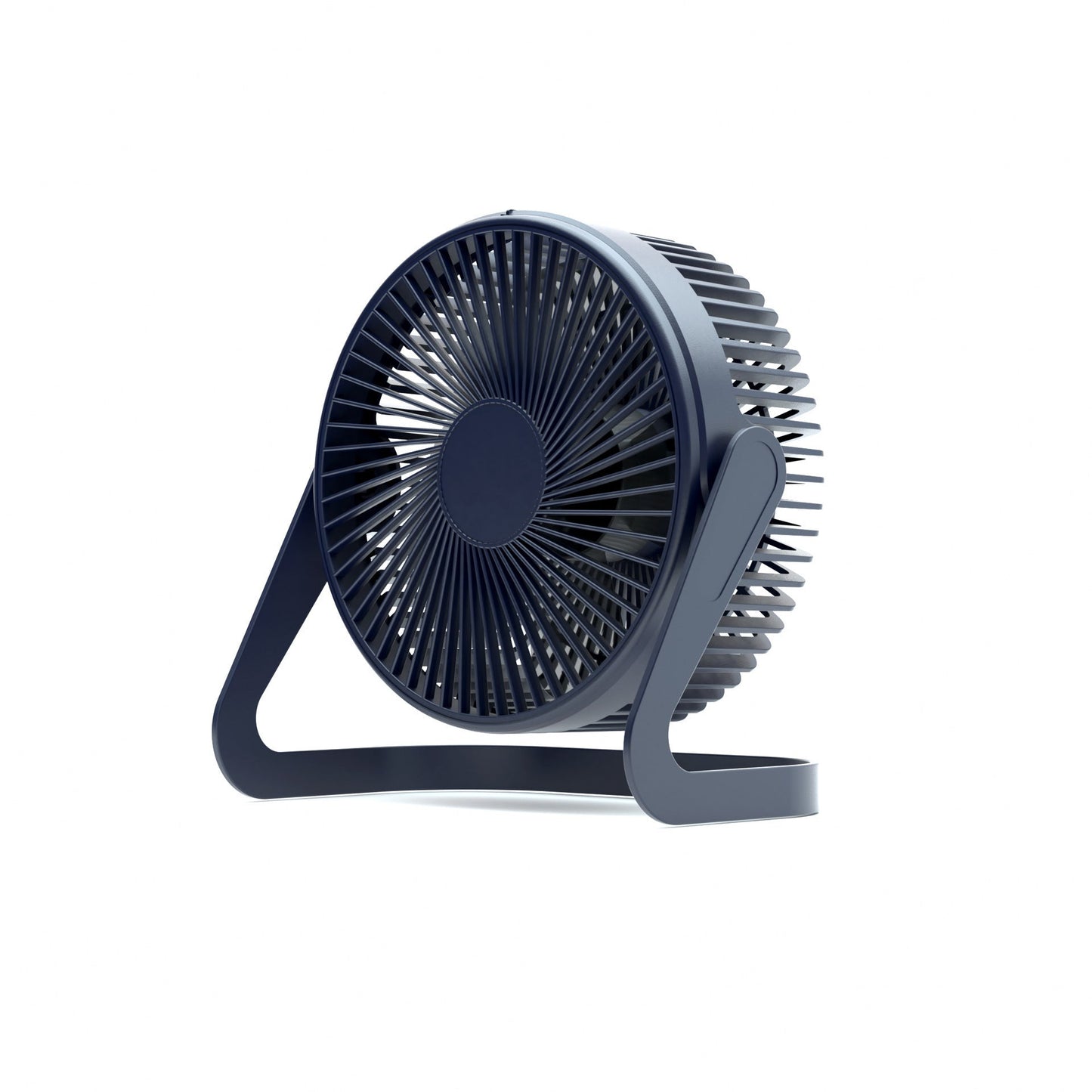 Energy-Efficient Portable Peach Desk Fan for Personal Cooling