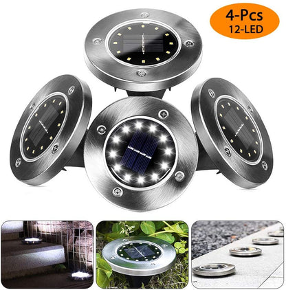 Solar-Powered Ground Lights for Eco-Friendly Outdoor Illumination