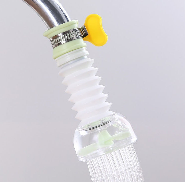 Eco-Friendly Water-Saving Showerhead Attachment - Blue, White, Yellow