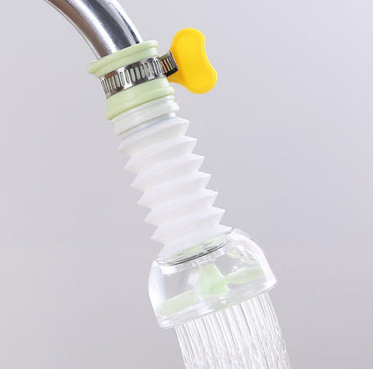 Eco-Friendly Water-Saving Showerhead Attachment - Blue, White, Yellow