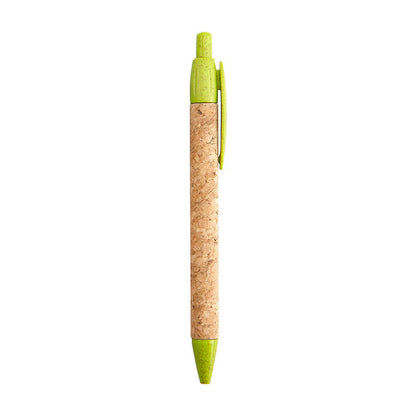 Eco-Friendly Pastel Cork Pens - Sustainable Stationery for Zero-Waste Living